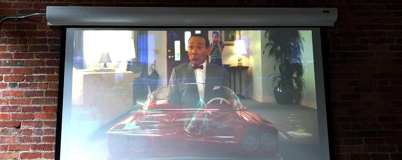 Pee-wee's Big Holiday movie screen