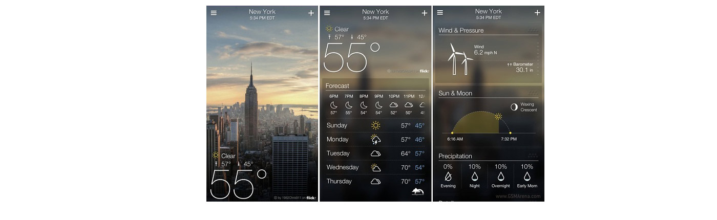Yahoo Weather App